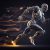 Running humanoid robot showing fast movement and dynamism in fut